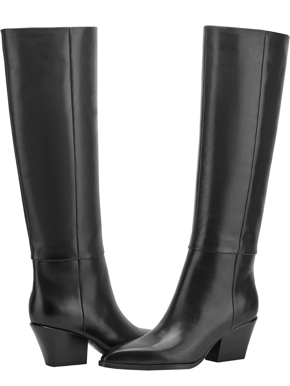 MARC FISHER LTD “Tarrie” | Classic Black Leather Knee-High Dress Boots NWT